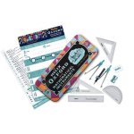 Helix Oxford Maths Set 10 PC Orange