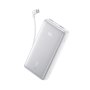 Anker Zolo Power Bank 10000MAH 22.5W With Built-in Usb-c Cable – White