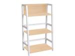 Everfurn Orchid Bookshelf With Powder Coated Steel Frame