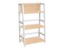 Everfurn Orchid Bookshelf With Powder Coated Steel Frame