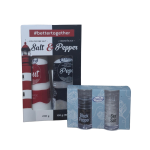 Lighthouse Salt & Pepper Set & Free MINI Sea Salt & Black Pepper Grinder Bettrerrtogether