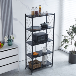 Folding Storage Rack Microwave Rack Metal Rack Folding Metal Rack Removable Storage Rack Multi-purpose Rack 3-LAYER 4-LAYER 5-LA