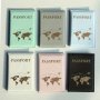 1pc Multi Functional Map Travel Passport Case Passport Protection Case Travel Credit Card Cover ID Card And Document Passport Protection Case