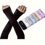 Unisex Sun Protection Tattoo Cooling Arm Sleeves Breathable Comfortable Outdoor Riding Cycling And Running Arm Covers Windproof
