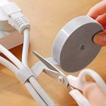 1PC 300CM 118.11IN Reusable Zip Ties Fastening Tape Cable Ties Data Cable Storage And Sorting Hook And Loop Fastener