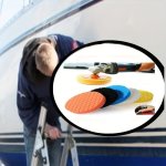 5-PIECE Boat Polishing Sponge Set Waxing Car Cleaning Pads Buffing Foam Sponges Multi-colored For Automotive & Marine Detailing