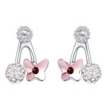 Cde Liya Butterfly Earring With Swarovski Crystals
