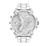 Diesel Mr. Daddy 2.0 Chronograph White And Stainless Steel Men's Watch DZ7481