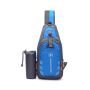 Chest Crossbody Sling Backpack Bag With Bottle Holder