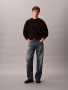 Calvin Klein Cashmere 3D Logo Sweatshirt - XL / Black