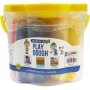 Kids Play Dough - 5 Assorted Colours & 3 Moulds 500G