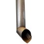 Galvanized Steel Round Downpipe 100MM X 2.7M Soldered Shoe Premier