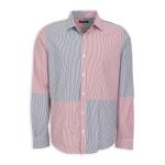 Black & Red Two Toned Formal Shirt