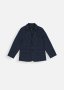 Navy Check Suit Jacket