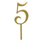 Goldair Gold Topper Number 5