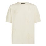 All-over Appliqu T-Shirt -cannoli Cream