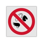 No Loose Clothing Etc Reflective Safety Sign PV12REF