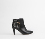 Black Pointed Toe Stiletto Ankle Boots For Women - 8 Black