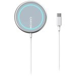 Canyon Wireless Charger WS-100 15W Magnetic Silver CNS-WCS100