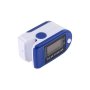 Jziki Pulse Oximeter Fingertip Blood Oxygen Monitor With LED Display White/blue
