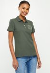 Polo Mya Short Sleeve Nailhead Crest Golfer - Olive
