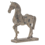 Warhorse Statue On Plinth 40 Cm X 28 Cm
