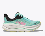 HOKA Bondi 9 Womens Running Shoes - Blue Spark Mint Fluorite US10.5 UK9