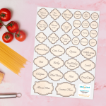 Vintage Pantry Labels