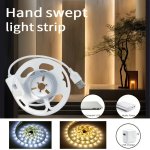 Smart LED Light Strip With Motion Sensor - USB Powered Easy On off Control Warm white Light Ideal For Tv Kitchen Cabinets And Cl