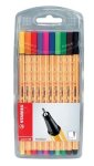 Stabilo Point 88 Fineliner: Assorted Wallet 10'S - 88-10