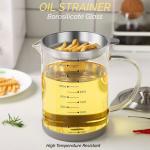 Zs - Oil Strainer Glass Jug - 1800ML