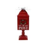 Footed Mailbox With White Bow