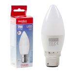Eurolux LED Plastic Candle B22 7W Cool White Livestainable