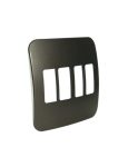 Four Single Module Vertical Cover Plate - Bronze - Buy Online At 7 Triple 7