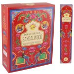Indian Heritage Sandalwood High Perfume Incense Sticks - 12 X 15G Box