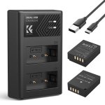 K&f Fuji NP-W126 Battery Kit 2 Batteries And Dual Charger KF28.0030