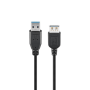 USB 3.0 Superspeed Extension 1.8M Cable - Black