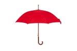 23" Wooden Shaft And Hooked Handle Umbrella