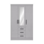 Modern Slatemirror Wardrobe – MW766M