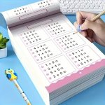 Children's Addition And Subtraction Exercise Book Little Connection Problem Card Kindergarten Preschool Within 10 20 50 100 Addi