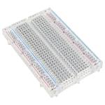 Standard-size Transparent Breadboard - 400 Point Clear