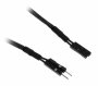 BitFenix.com Bitfenix Alchemy Multisleeved Cable - 2PIN I/o 30CM Extension Cable - Black
