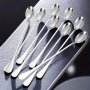 Set Of 6 Stainless Steel Ice Tea Spoons With Long Handles - Perfect For Coffee Iced Tea And Desserts - Dishwasher Safe - Kitchen Accessories