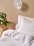 Linen House Quilt Set Lilou White