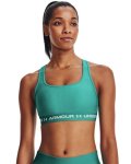Women's Armour Mid Crossback Heather Sports Bra - 369 XS