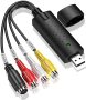 Vhs To Digital Converter USB 2.0 Video Converter Audio Capture Card Vhs Box Vhs Vcr Tv To Digital Converter Support Windows Linux Vista Mac.