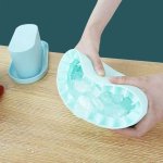 Silicone Elliptical Ice Bucket & Lattice Mold