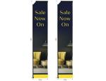 Legend 4M Telescopic Flying Banner Skin - Set Of 2