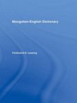 Mongolian-english Dictionary Paperback
