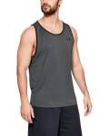 Men's Ua Tech Tank 2.0 - Pitch Gray Black 3XL